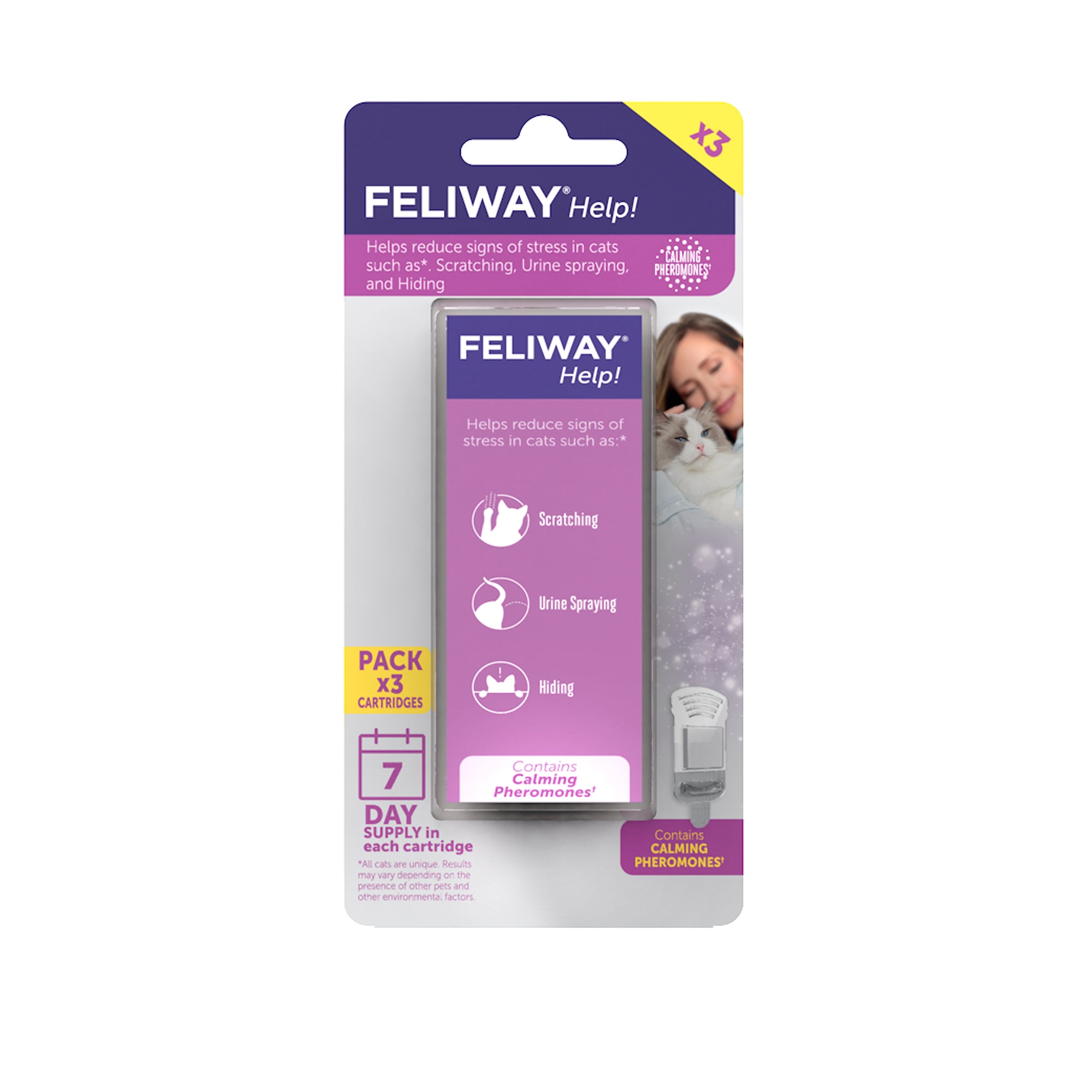 Feliway pour chat  Animalerie 100% discount : Lot de 3 recharges  pour diffuseur Feliway®