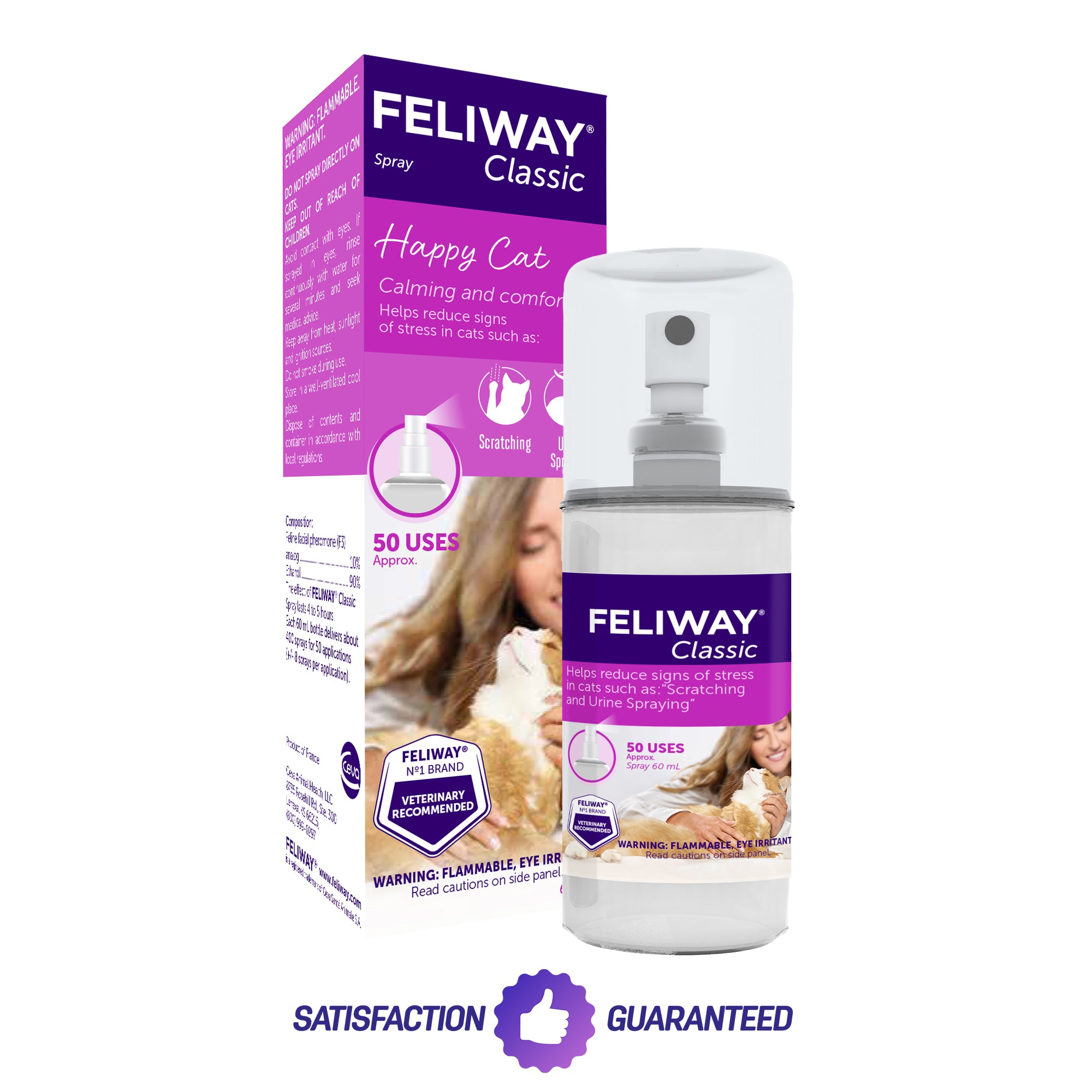 Mud Bay, Buy Feliway Classic Calming Cat Pheromones, Spray, 60-ml for USD  24.99