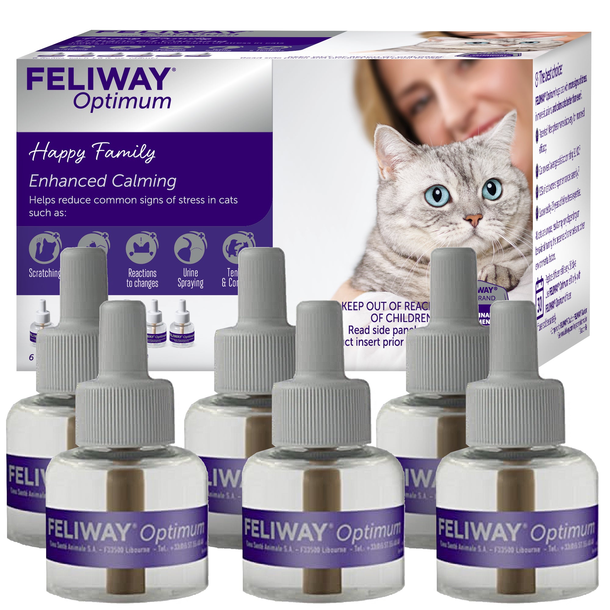 Feliway recharge friends pour chats paq.3 main image 1