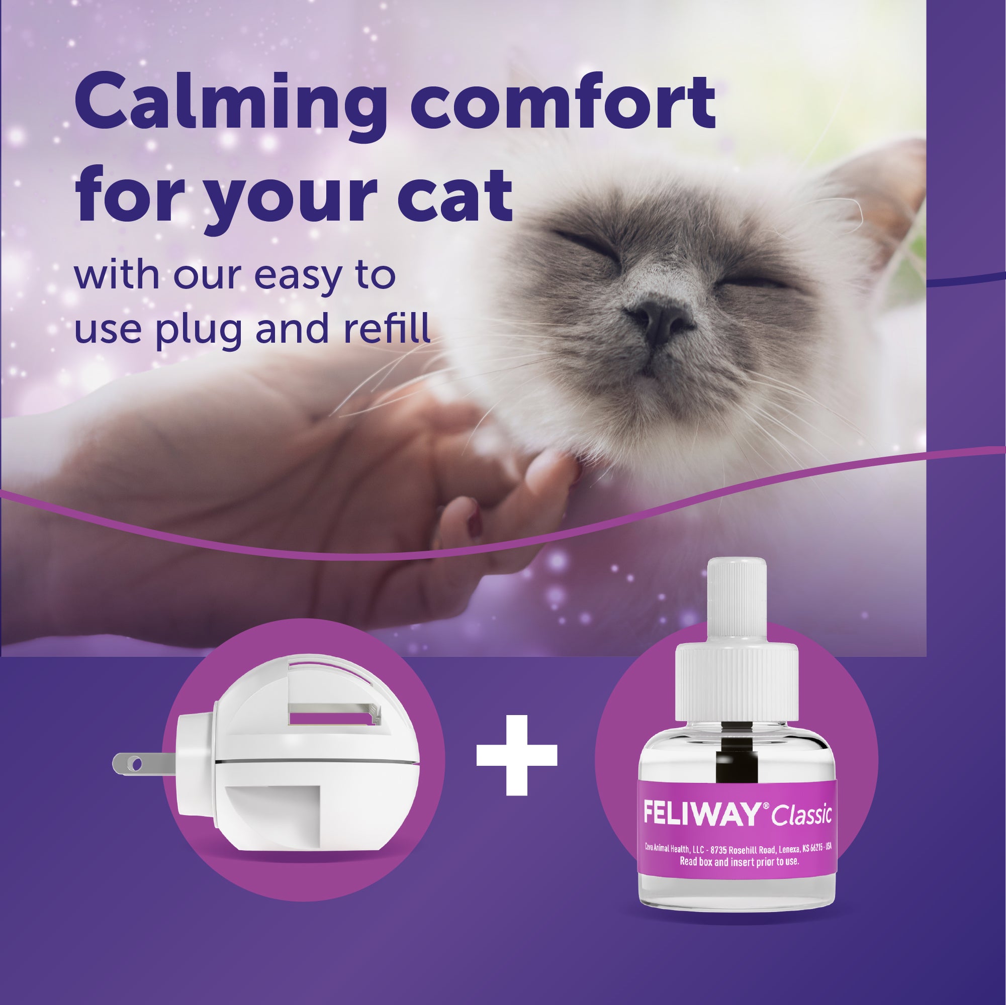 FELIWAY® Classic Diffuser Kit | Cat Calming Diffuser