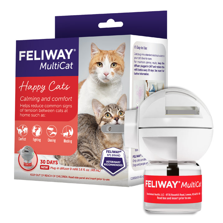 FELIWAY® MultiCat Diffuser Kit | Cat Calming Diffuser